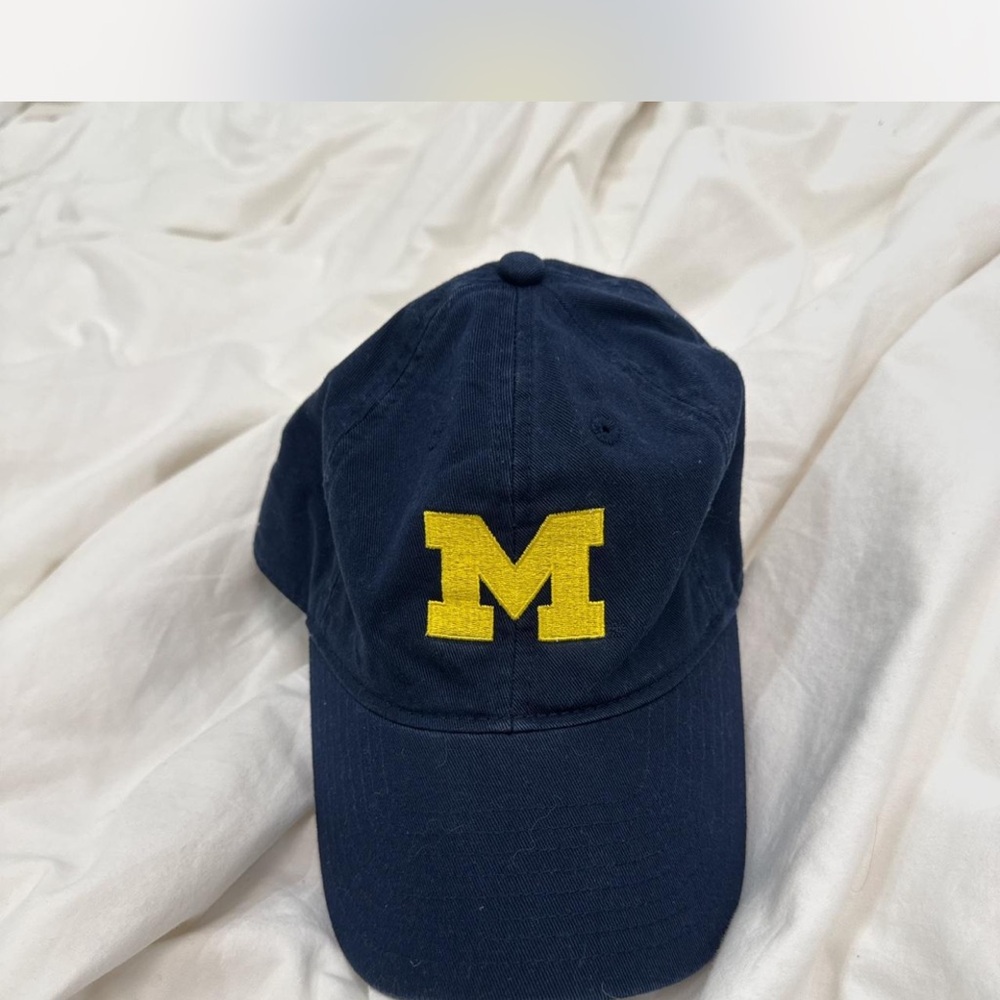 Blue Cap with Yellow Logo